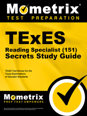 cover image of TExES Reading Specialist (151) Secrets Study Guide
